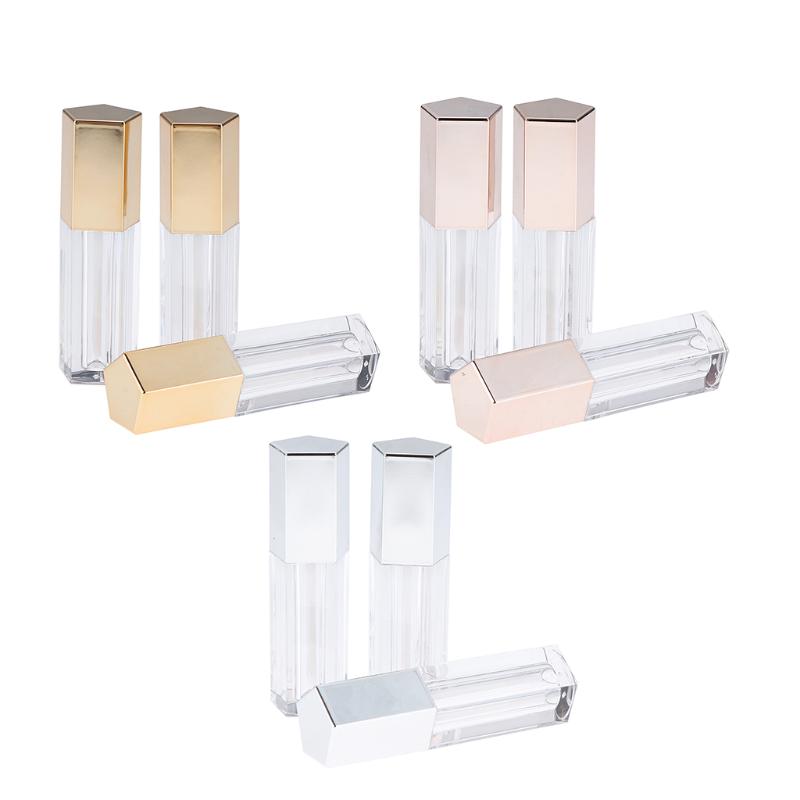

20pcs Pentagram Empty Lip Gloss Tubes 5ml Gold Lip Gloss Tubes DIY Makeup Tools Cosmetic Transparent Refillable Bottle