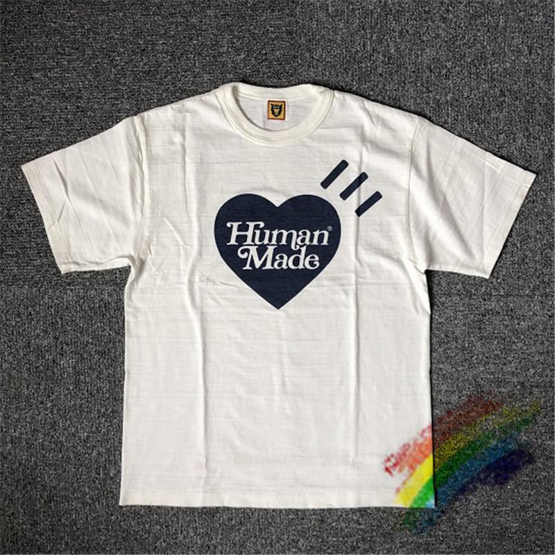 

HUMAN MADE T shirt Men Women 1:1 Best-Quality Slub Cotton Top Tees Streetwear HUMAN MADE T-shirt