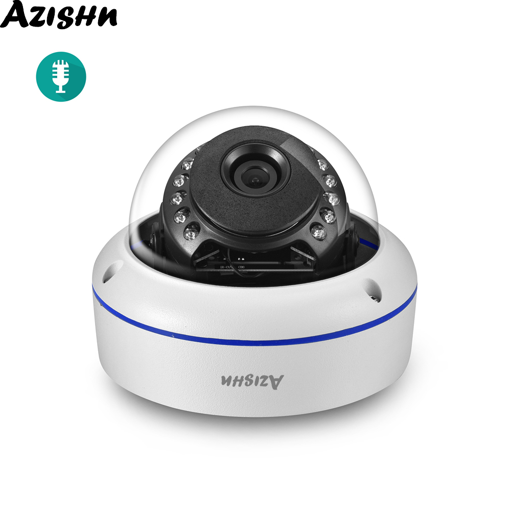 

265 4MP Security Audio Record IP Camera Metal Anti-vandal Outdoor ONVIF CCTV Surveillance Video Network Camera 48V POE