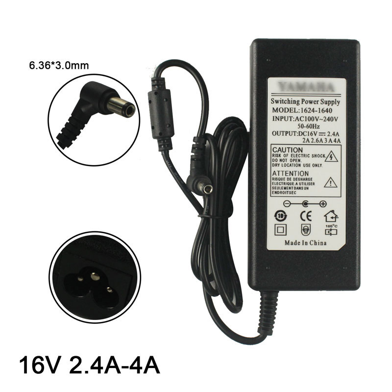 

Compatible Charger 16V 2.4A-4A Electronic piano keyboard Power Adapter For Yamaha PA-300 PA-301 PA-300B