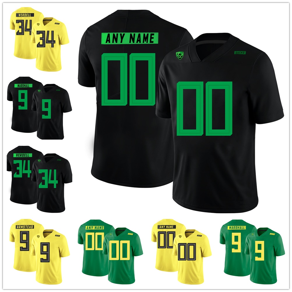 

Custom Oregon Ducks Jersey Mycah Pittman Kayvon Thibodeaux Juwan Johnson Justin Herbert Tyler Shough Spencer Webb Football stitched, Green with 150th patch