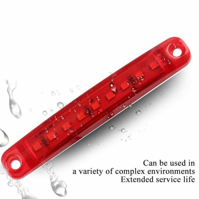 

Light Side marker light For Truck Trailer Lorry Bus ABS 10pcs 9-LED Side, As pic