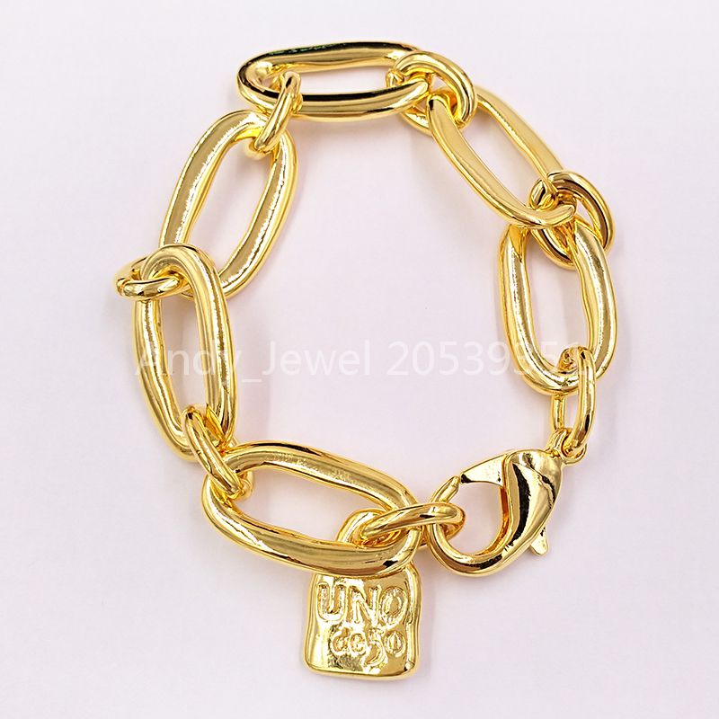 

Authentic Bracelet Awesome Friendship Bracelets UNO de 50 Plated Jewelry Fits European Style Gift PUL0949ORO0000M