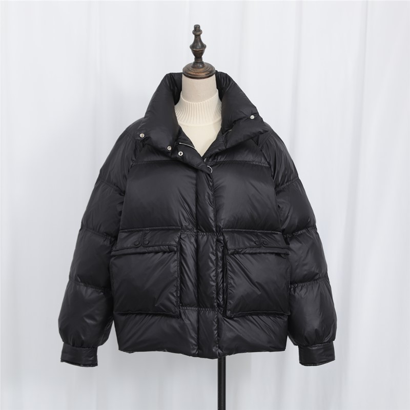 

2020 New Women Thick Down Jackets White Duck Down Jackets Winter Warm Coats Parka Female Fashion Outwear, Beige