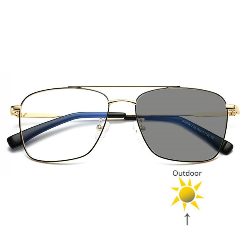 

new Women Sun Photochromic Myopia Eyeglasses Optical Men student Finished Myopia Eyewear prescription Glasses Frame FML