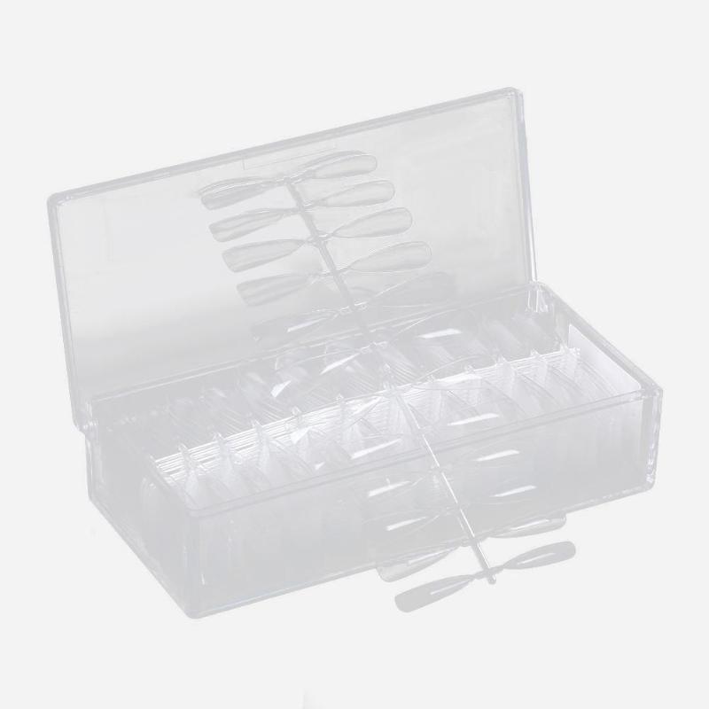 

504Pcs Pro Traceless Salon Art Fake Tips Extra Long Claw Sharp Stiletto Nails for Nail Extension Manicure Art press on Fake Nail, Transparent color