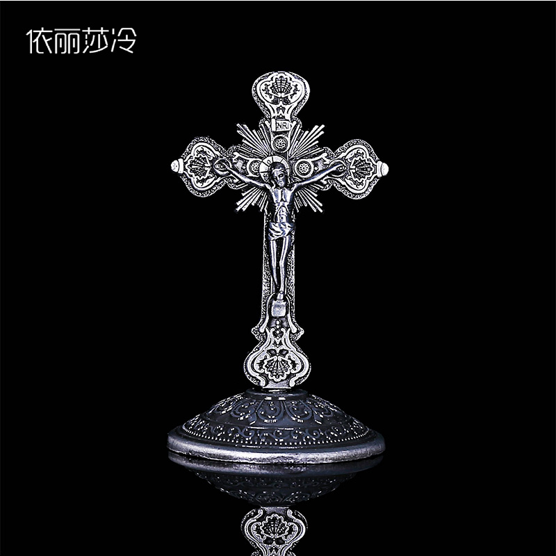 

Classic Big Jesus Christian Catholic Cross Holy Cross Decorating Jesus Statue Statue and Basic Image.8X5CM