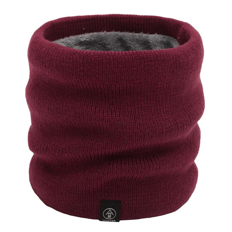 

Winter Scarf For Women Ring Scarves Warm Knitted Thick Elastic Knit Mufflers Neck Boys Girls Plush Scarf Collar Dropshipping