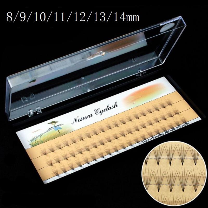 

1 Box New Silk Eyelashes 0.07 C 6D 8/9/10/11/12/13/14mm Wave Individual Eyelashes Extension Of Mink Black Soft False Eye Lashes