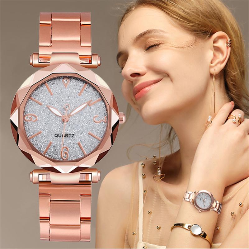 

Women's Watches Simple Fashion Women Wrist Watch Luxury Ladies Watch Women Bracelet Relojes Para Mujer Bayan Kol Saati Ceasuri&5, Gold