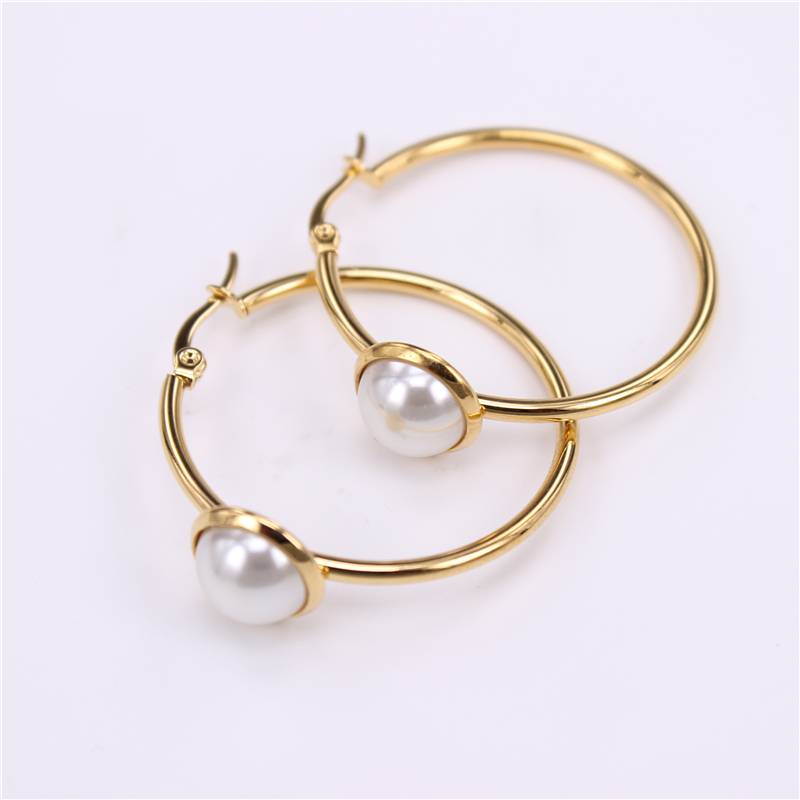 

Gold/silver color 35mm Fashion women's jewelry Hoop earrings Comfortable simple Lightweight Wholesale price LH899