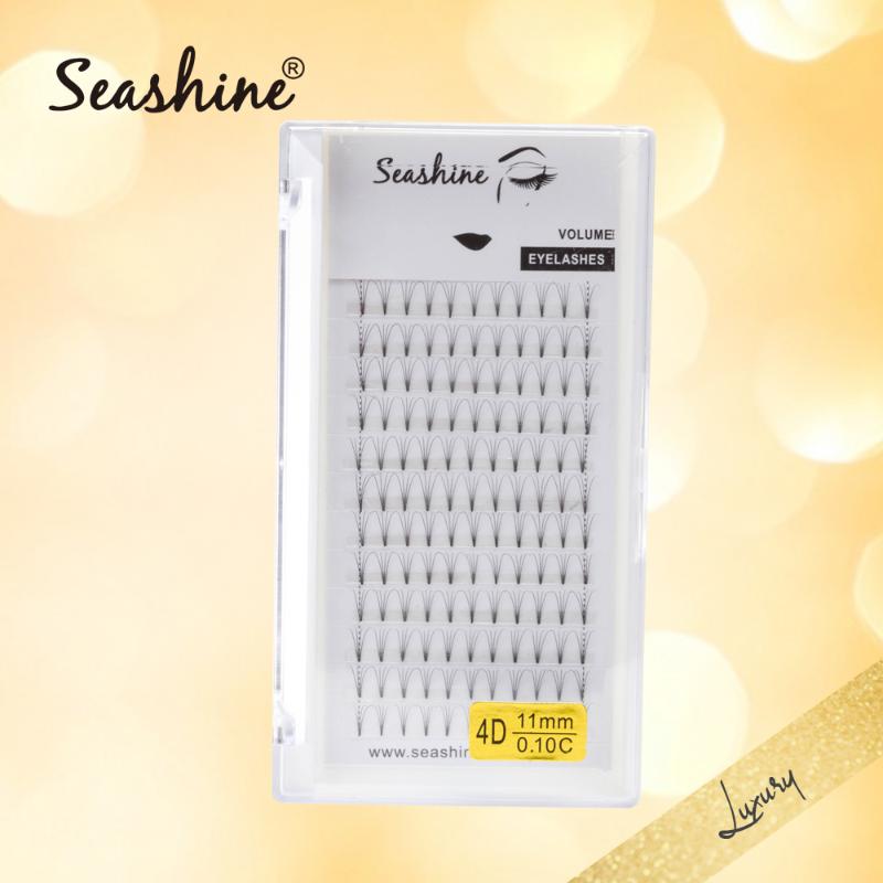 

Seashine Short Stem Premade Fans Faux Mink Lash Extensions Russian Volume Pre made Lashes Eyelash Extensions