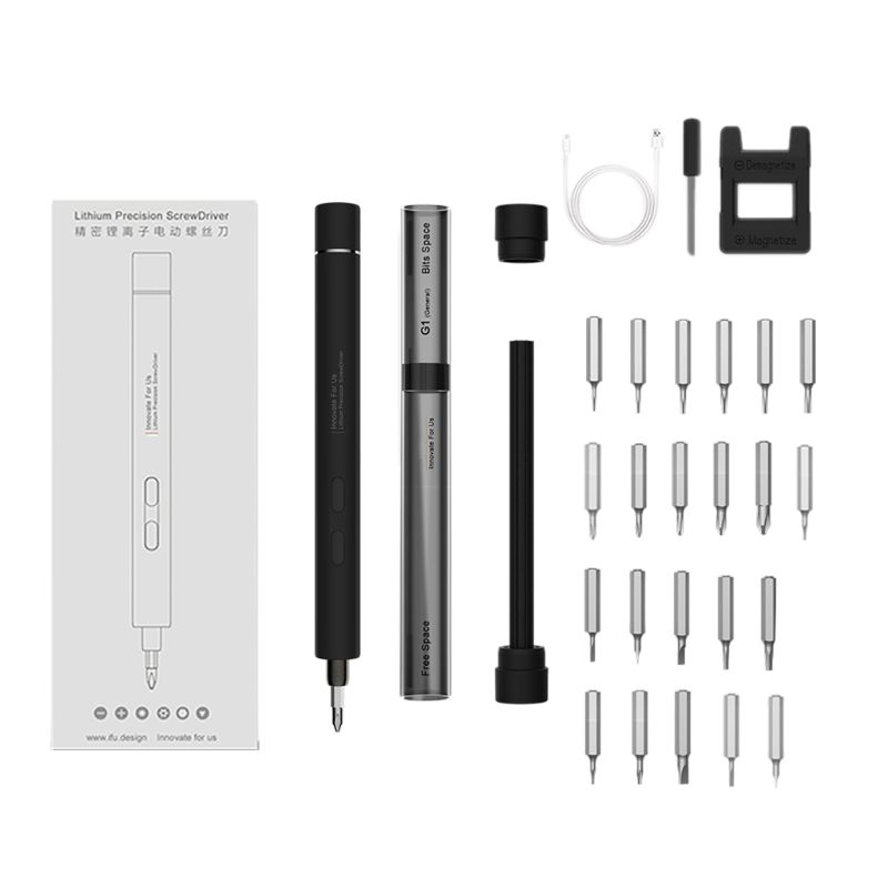 

1 Set Mini Electric Screwdriver Drill Portable Cordless Power Screw Driver Kit R9UC