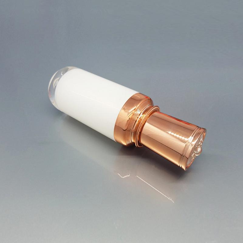 

Mist Spray Perfume Bottle,50ml White/Gold Pump Bottle Lotion