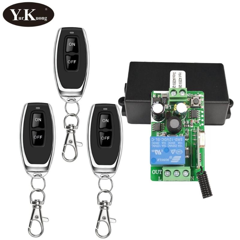 

AC 110V 220V 240V 85V-260V RF Remote Control Switch Light Lamp LED Bulb Wireless Switches Corridor Room Wall Panel Switch 315433
