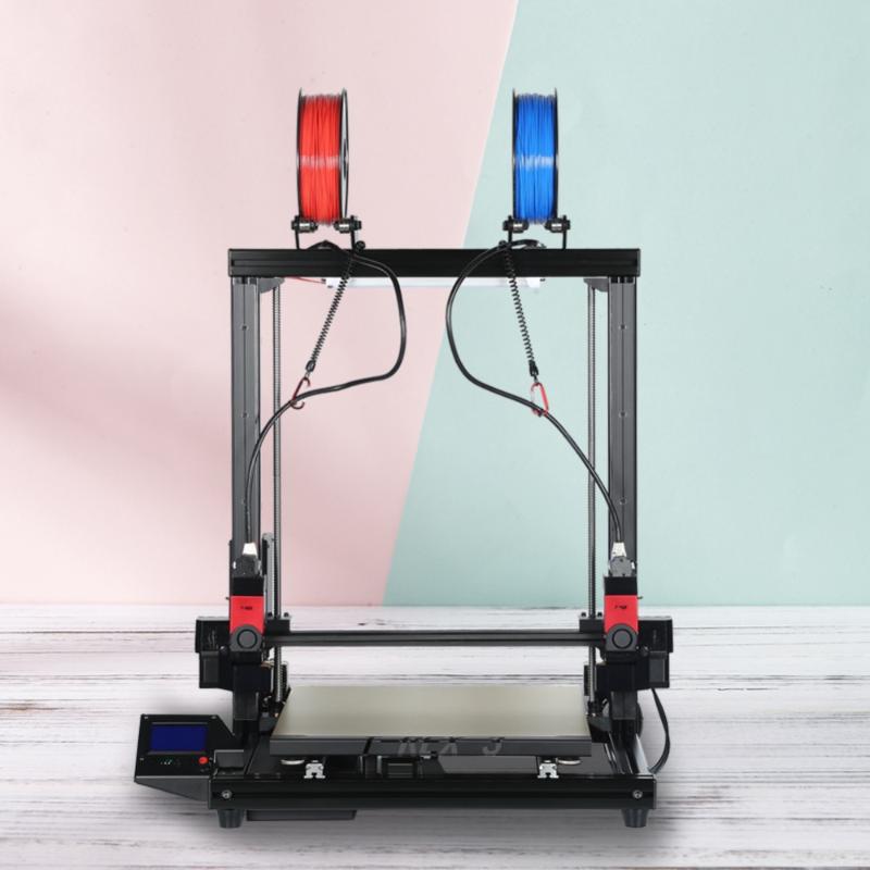 

China Supplier big volume 400x400x500mm Build Size 3D Printer Machine with 1.75mm filament laser printer