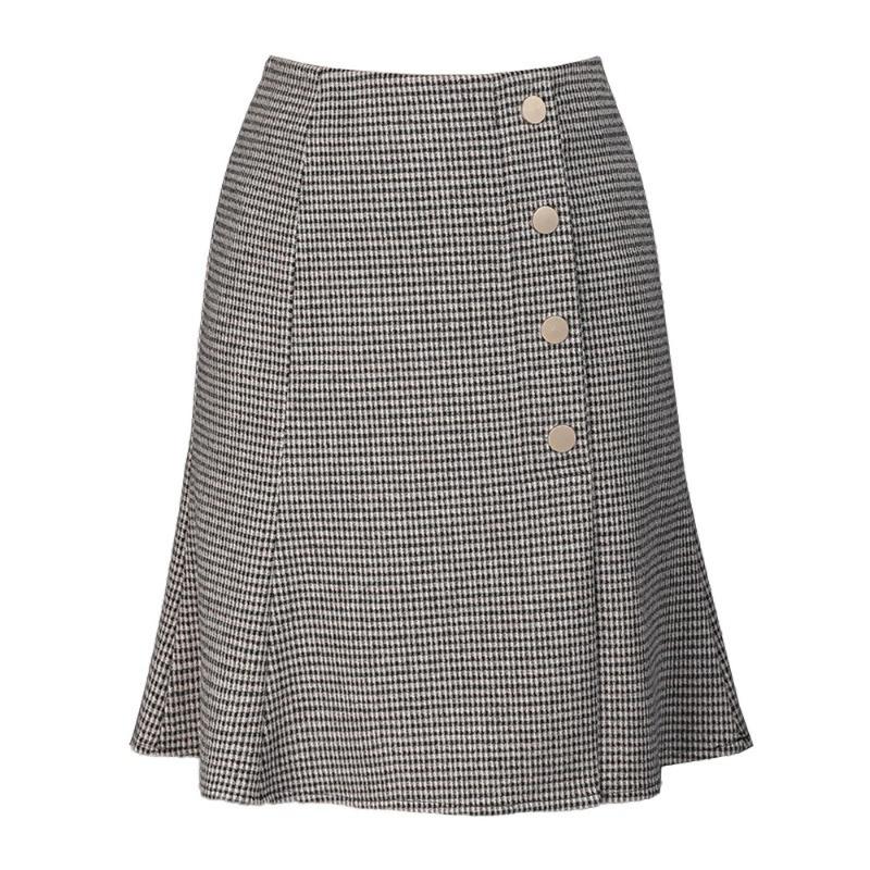 

2020 Fashion Office Lady Mini Skirts Women Trendy Retro Skirt Womens Plus Size Sweet Elegant A-Line Above Knee Autumn Girl New