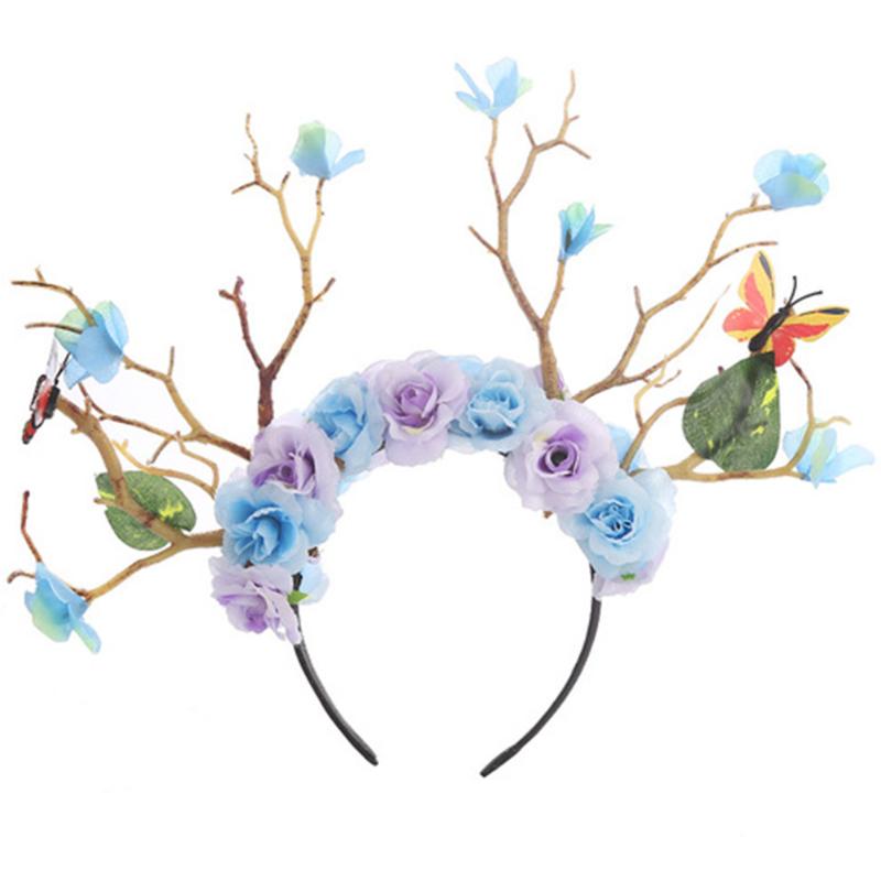 

Branch Antler Christmas Hair Clasp Xmas Party Hair Hoop Decorative Headpiece