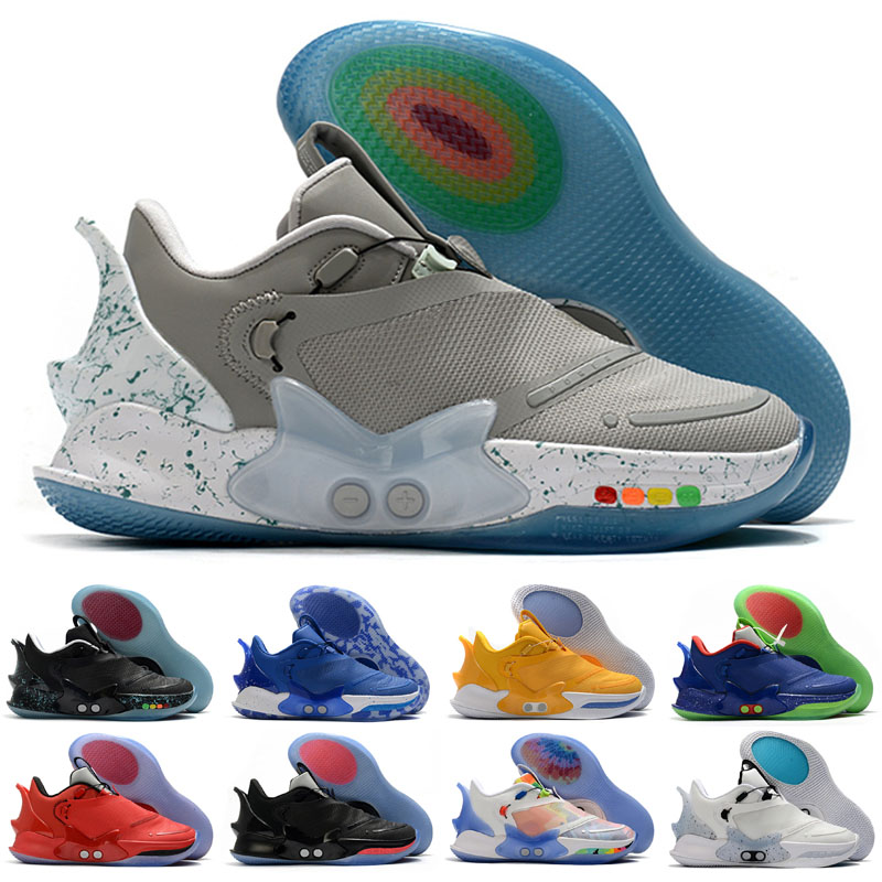 

Hot Adapt BB 2.0 Tie-Dye CHICAGO GAMER EXCLUSIVE Men Basketball Shoes with box New Adapt BB 2.0 Trainer Sport Shoes, White;red