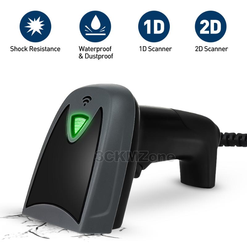 

1D/2D Barcode Scanner Wired bar code Reader Handheld 1D/2D QR Bar Code Reader for Inventory Terminal