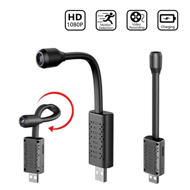 

Wifi USB Mini IP Camera Surveillance Camera With Full HD 1080P P2P CCTV SD Card Cloud Storage Smart AI Human Detection