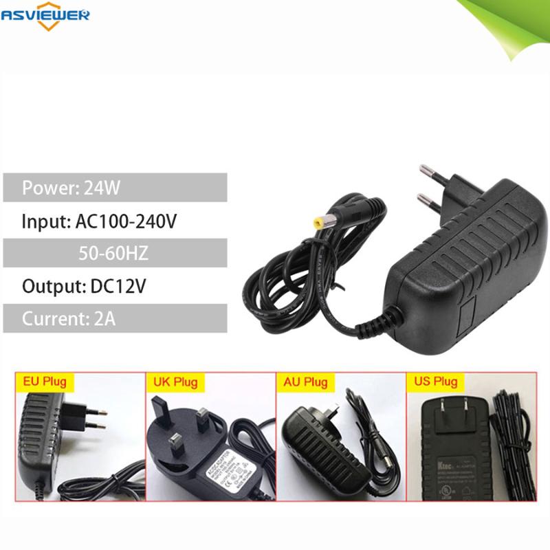 

AC 100-240V DC 12V 2A Power Adapter Universal Power Supply Wall Plug Charger Adaptor 5.5x2.1mm EU Standard Plug