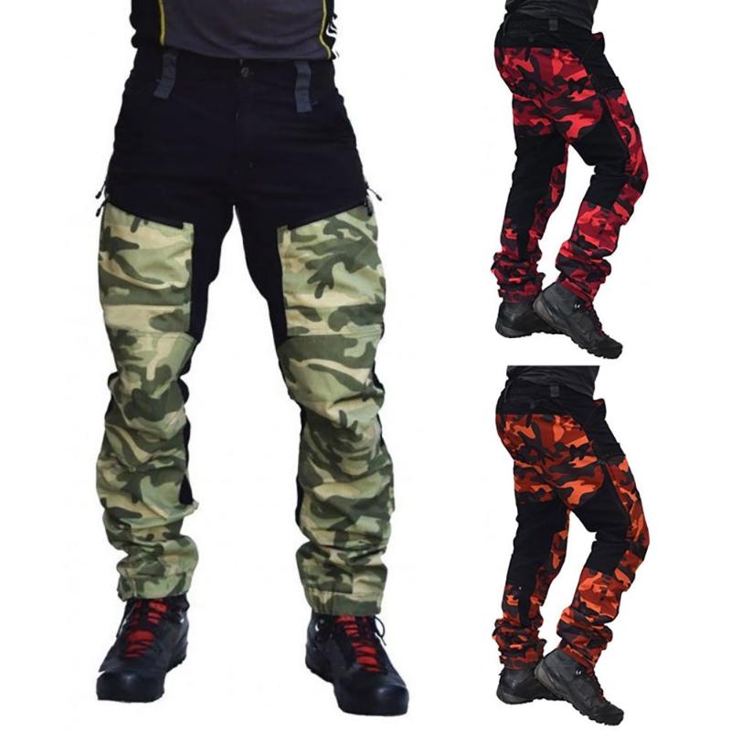 

2020 new Stylish Men Camouflage Patchwork Pockets Jogger Cargo Trouser Motorcycle Pant Hip Hop Harem Pants Slim dropship, Green