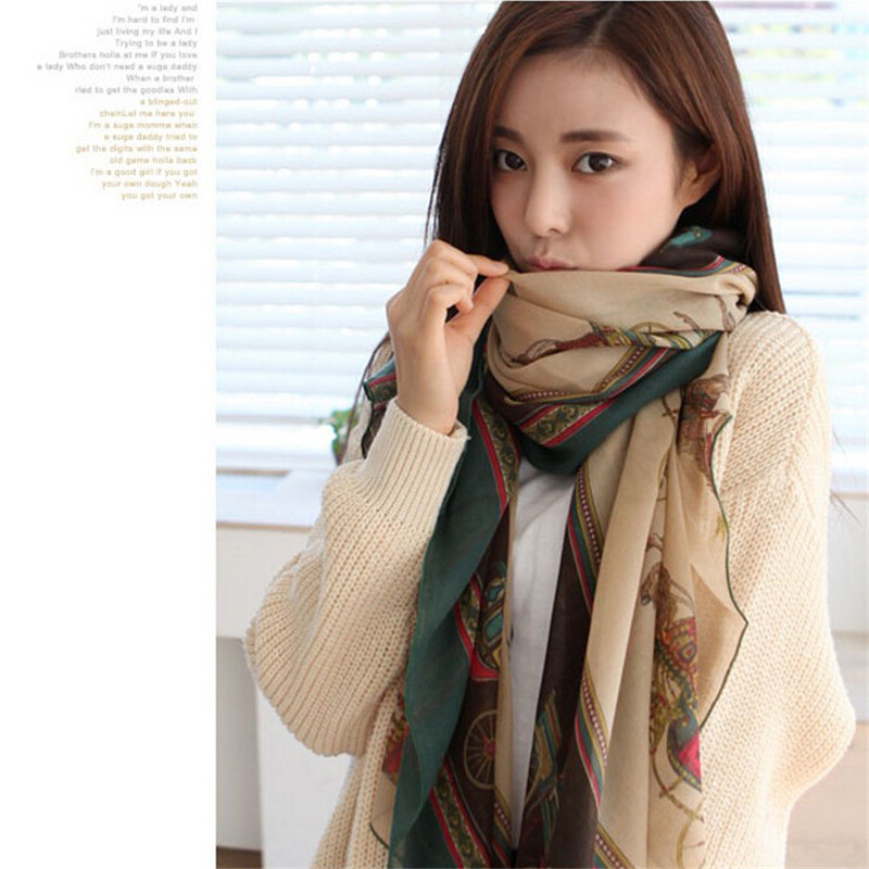 

Hot sale! Popular Sexy Trendy Charming Large Leopard Print Chiffon Shawl Scarf Fashion Woman Accessories 170 cm*80 cm