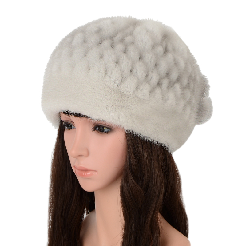 

Winter Hat Women Fashion Hat Pom Pom High Quality Fur Hats For Women SARSALLYA 2020 Fashion New Wholesale Bonnets, Black