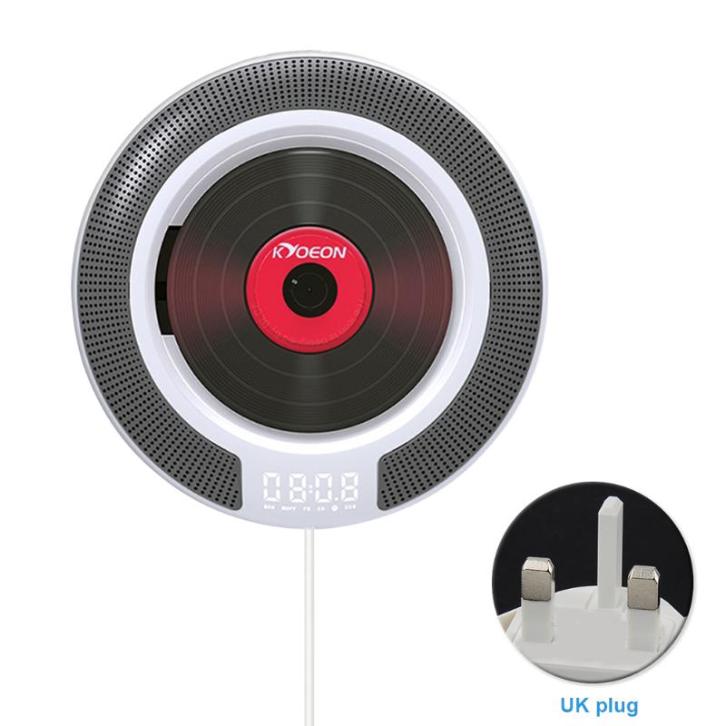 

Remote Control With Bluetooth Wall Mountable Music CD Player FM Radio Multifunctional Boombox Built In Speaker Stereo Hifi