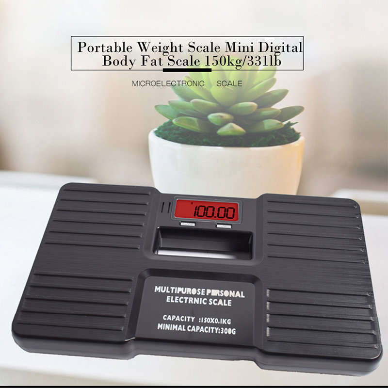 

150kg 0.1kg Digital Weight Scales Precision Electronic Bathroom Body Floor Scale Portable weight scale mini digital body