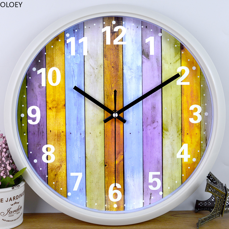 

Large Creative Wall Clock Modern Design Cartoon Kitchen Kid Room Clocks Silent Living Room Saat Home Decor Farmhouse Wall Watch