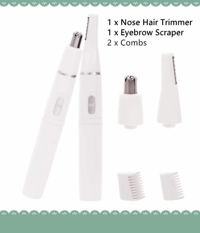 

2 In 1 Electric Nose Ear Trimmer Shaving Hair Removal Eyebrow Shaver Hairs Razor For Men Women