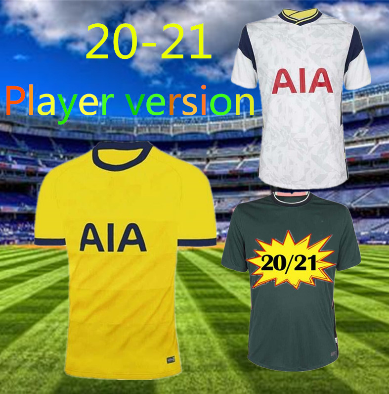 

Player version 20 21 KANE SON BERGWIJN Soccer Jerseys 2020 2021 LUCAS SPURS DELE TOTTENHAM Football shirt set NDOMBELE Men kids kit uniforms, Picture