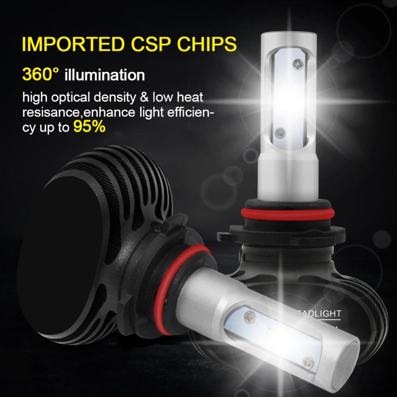 

1set*2020 NEW led car light S1 led headlight car H4 H7 H11 9006 9005 auto headlight