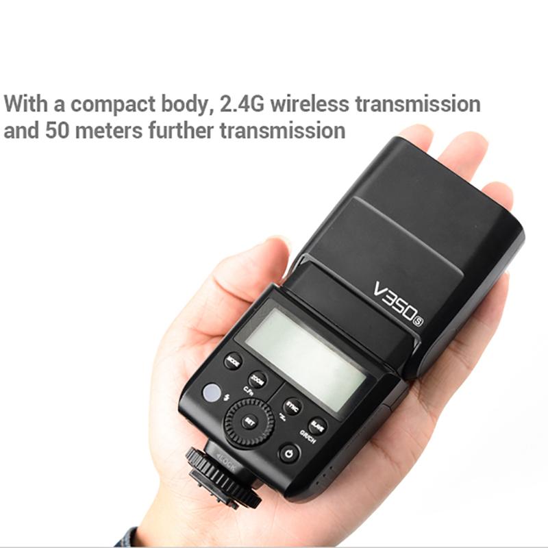 

Godox V350L 2.4G Camera Speedlight Speedlite Studio Flash for Godox Camera Flash