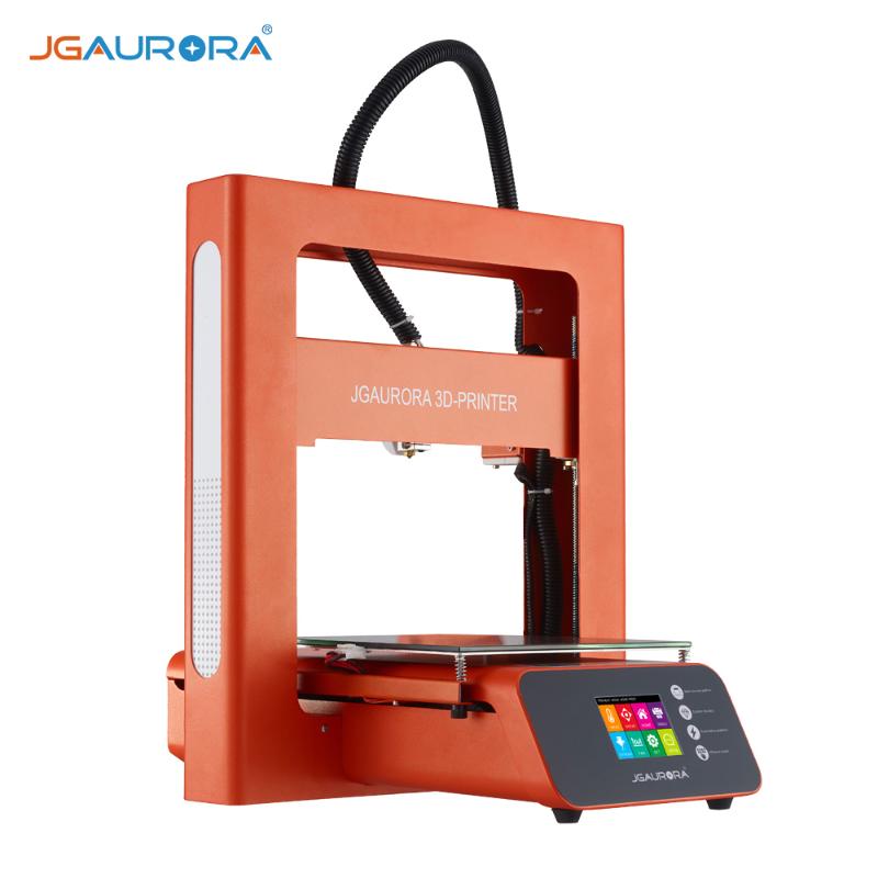

JGAURORA A3S 3D Printer Kit DIY Full-metal Frame 2.8" Touch Screen Resume Printing Function Building Volume 20.5 * 20.5 * 20.5cm