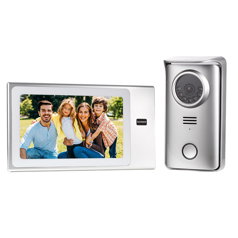 

ultrathin 8MM touch screen 4 Wire Video Home Intercom Door Phone Easy Install 7inch Video Door Intercom System