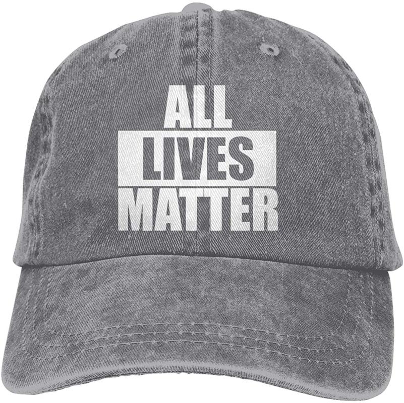 

All Lives Matter Baseball Cap Adjustable Trucker Hat, Black