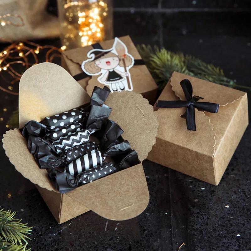 

30/50PCS Gift Box Kraft Paper storage Boxes For wedding/jewelry/candy/\chocolate\Party Packing boxes free gifts