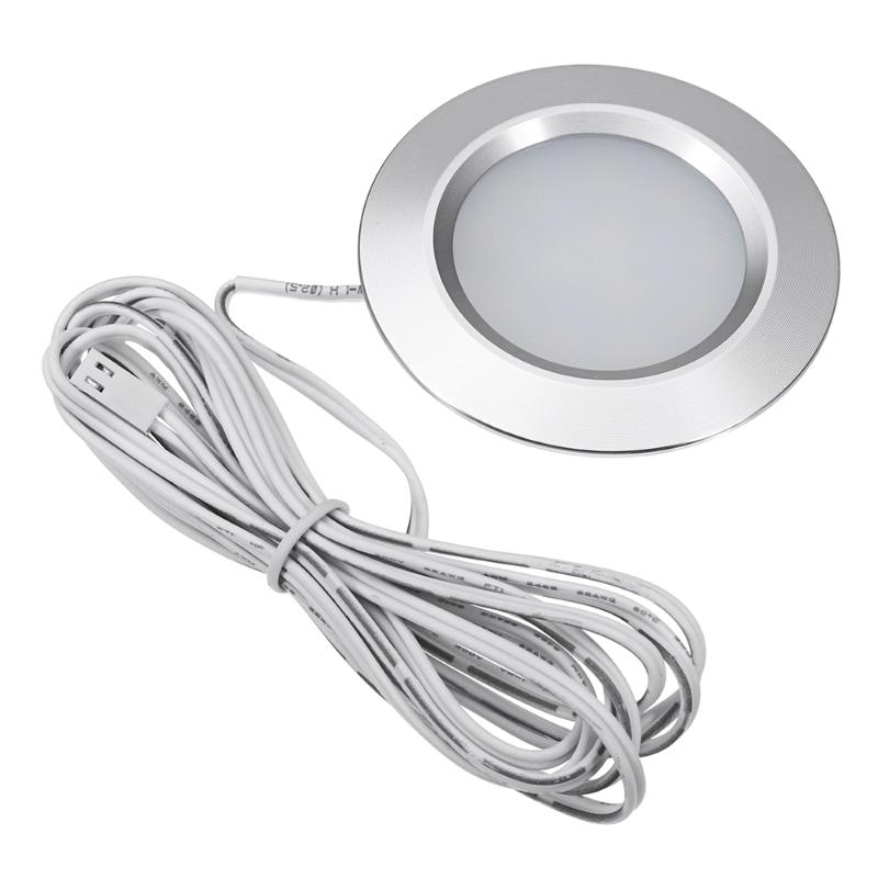 

LED Downlight RV Boat Recessed Ceiling Light LED mini spotlight 12V Lights Round Shape Ultra-Thin Camper with Cable