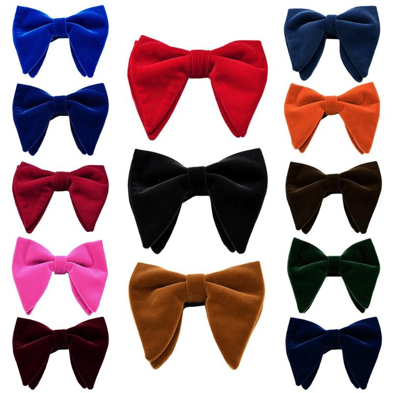 

2020 New ties for men Fashion Casual Men BUnisex Bow Tie Neck Clip-on Solid Color Fancy Dress Wedding Pre Tied Adjustable Y717
