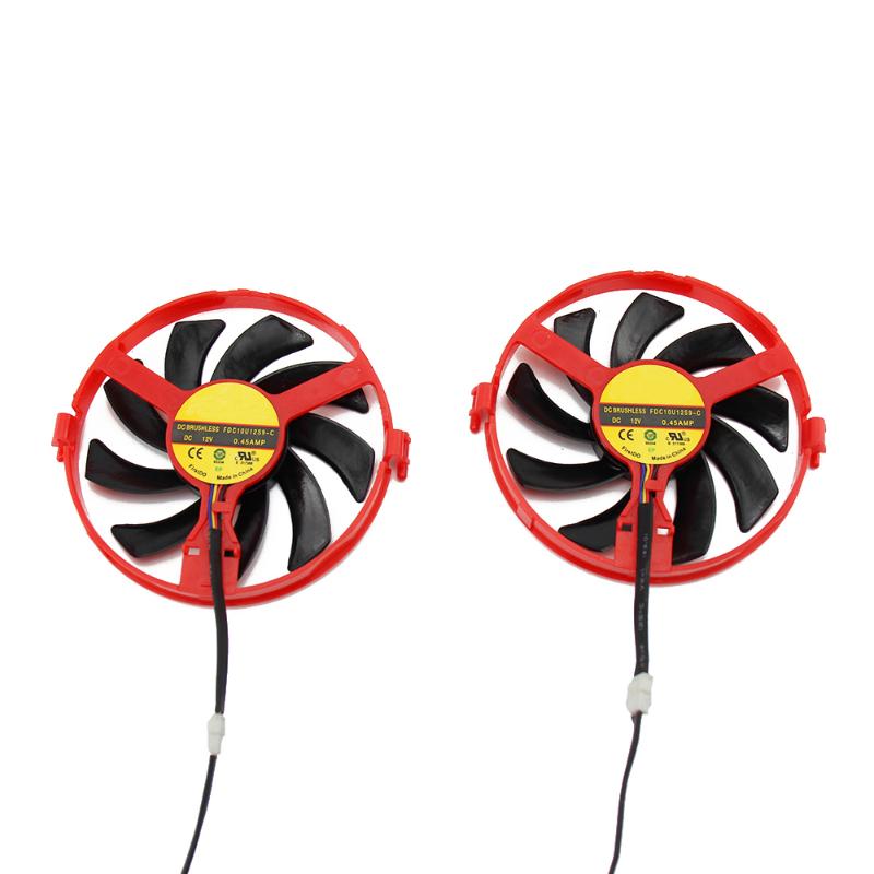 

Ventilador refrigerador de FDC10U12S9-C, reemplaza RX460 para XFX Odeon RX 460, ventilador de enfriamiento la tarjeta gráfica