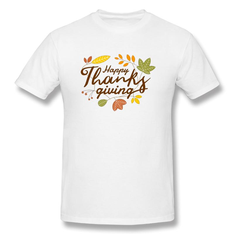 

Happy Thanksgiving Day(1) Men' Basic Short Sleeve T-Shirt European Size, Yellow