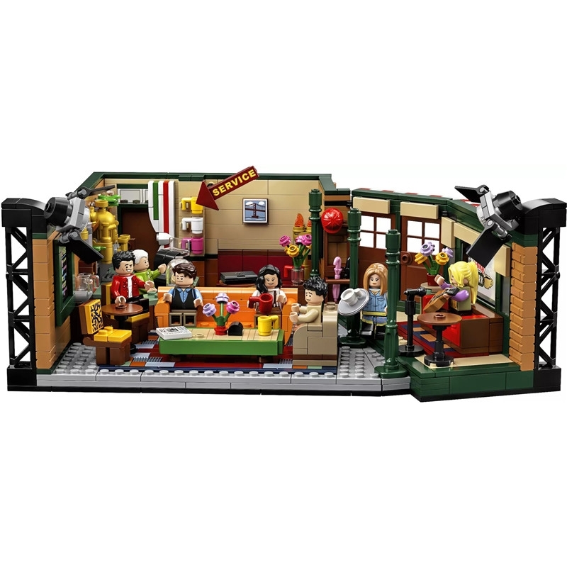 

NEW Classic TV Series American Drama Friends Central Perk Cafe Fit Model Building Block Bricks ingLYes 21319 Toy Gift Kid LJ200925
