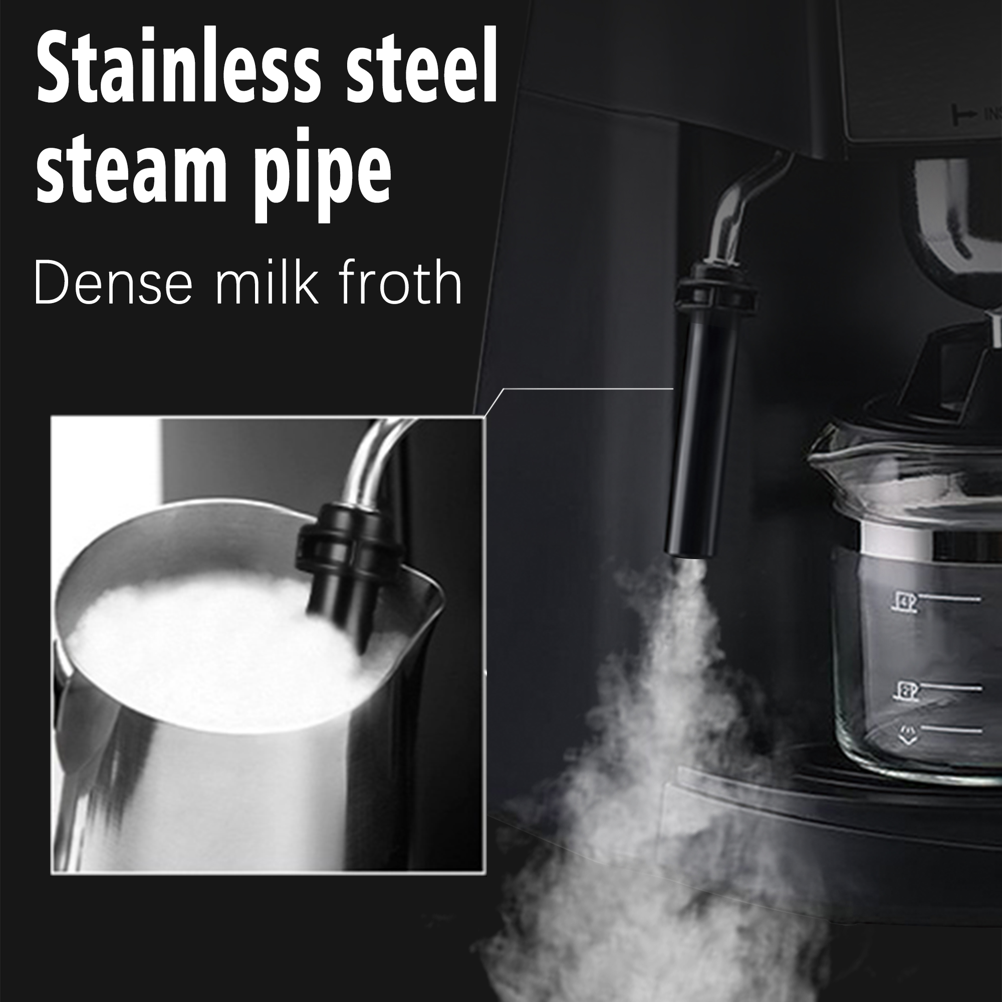 

Semi-Automatic Espresso Electric Coffee Machine Express Electric Foam Coffee Maker Kitchen Appliances 220V Sonifer for home