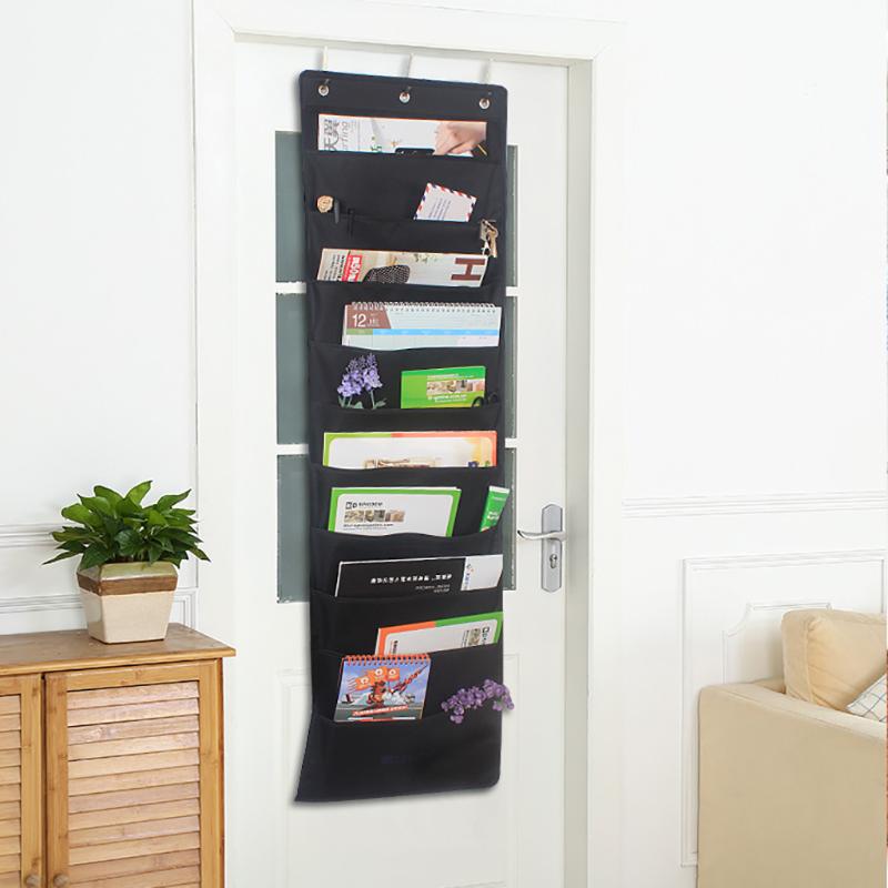 

Hanging Organizer Over the Door Foldable Book Magazine Hanging Storage Case Bag July 16 DropShipping, Bk