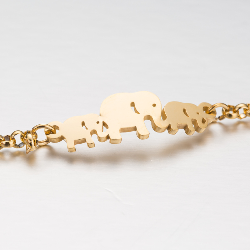 

Lovely Elephant Pendant Necklace Earring Bracelet Anklet for Women and Kids