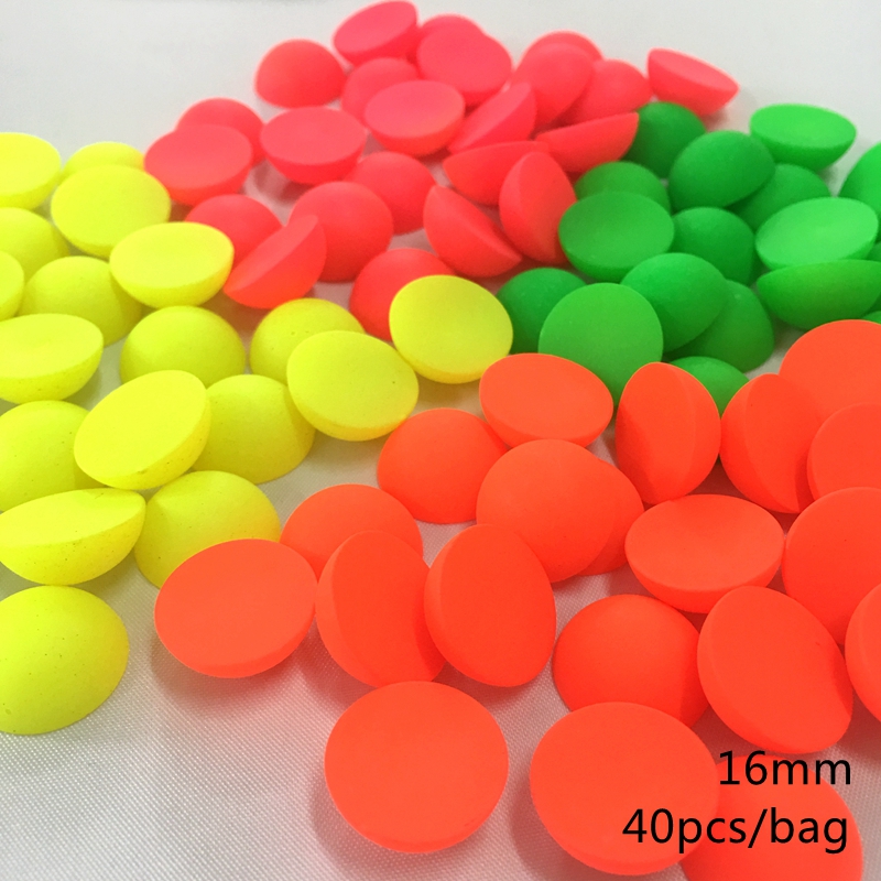 

Meideheng ABS semicircle fluorescent colorful beads for Jewelry making DIY children's Necklace bracelet accessories 16mm 40pcs