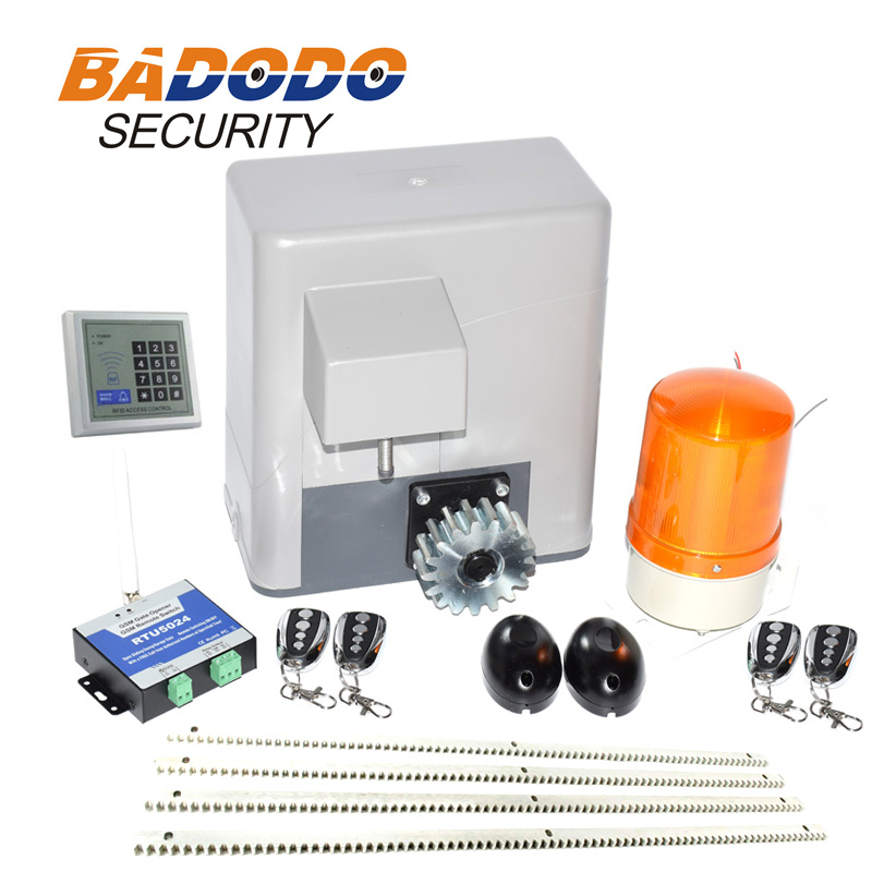 

600kg door AUTOMATIC SLIDE GATE OPENER ELECTRIC OPERATOR wheeled machine DOOR SECURITY kits with 4m steel rack